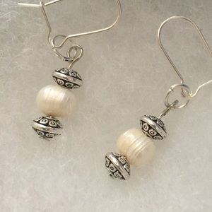 Pearl earrings
